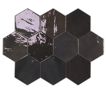 WOW ZELLIGE HEXA GRAPHITE 10.8X12.4