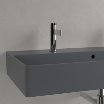 РАКОВИНА ПОДВЕСНАЯ 100Х47 VILLEROY&BOCH MEMENTO 2.0, GRAPHITE (4A22A4I4)