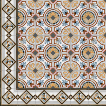 VIVES VODEVIL POMBO-3 MULTICOLOR 20x20