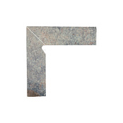 PARADYZ KLINKIER VIANO GRYS COKOL DWUELEMENTOWY LEWY 8.1x30*2