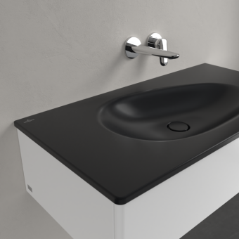 РАКОВИНА ВСТРАИВАЕМАЯ 100Х50 VILLEROY&BOCH ANTAO, PURE BLACK (4A76A3R7)