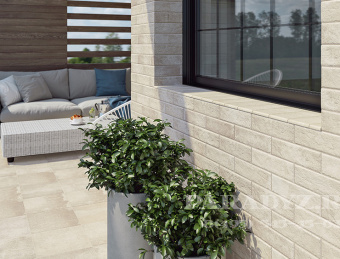 PARADYZ SCANDIANO BIANCO КЛИНКЕРНАЯ ФАСАДНАЯ ПЛИТКА 6,6X24,5X0,74