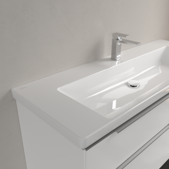 РАКОВИНА 130Х47 VILLEROY&BOCH SUBWAY 3.0, WHITE ALPIN CERAMICPLUS (4A70D2R1)