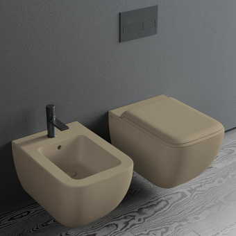 УНИТАЗ ПОДВЕСНОЙ CIELO SHUI COMFORT, БЕЖЕВЫЙ (SHCOVS-AV)