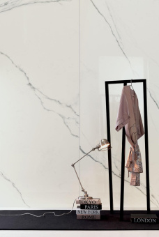LEA CERAMICHE SLIMTECH TIMELESS MARBLE STATUARIO WHITE SAT LS0TM00 50X150