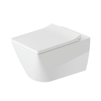 ПОДВЕСНОЙ БЕЗОБОДКОВЫЙ УНИТАЗ DURAVIT RIMLESS VIU, БЕЛЫЙ HYGIENEGLAZE (2511092000)