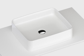 РАКОВИНА НАКЛАДНАЯ 45Х38 СМ GALASSIA SMART B, БЕЛЫЙ (7414)
