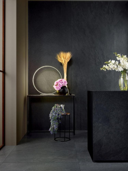 LEA CERAMICHE WATERFALL LG9WFX0 DARK FLOW RECT LAP 90X90X1