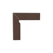 PARADYZ KLINKIER CLOUD BROWN DURO COKOL SCHODOWY DWUELEMENTOWY STRUKTURALNY LEWY 8.1x30