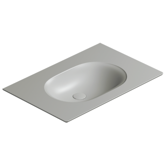КЕРАМИЧЕСКАЯ РАКОВИНА 75Х50 СМ CATALANO HORIZON, CEMENTO SATINATO (175HZCS)