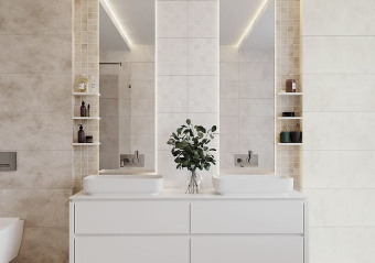 CERSANIT HENLEY LIGHT GREY MOSAIC 29,8X29.8