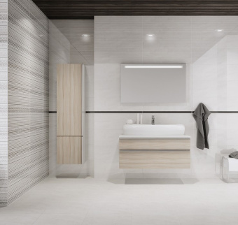 OPOCZNO MIRROR GREY INSERTO GEO 25X75