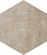 Фото плитки PAMESA ATRIUM AT. HEXAGONOS ALPHA TAUPE 25,8x29 из коллекции PAMESA ATRIUM AT. ALPHA 