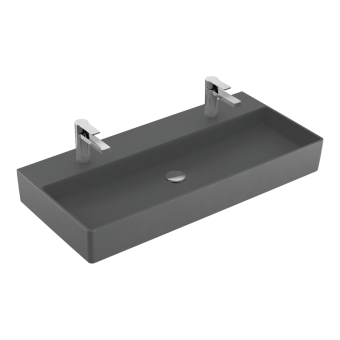 РАКОВИНА ПОДВЕСНАЯ 100Х47 VILLEROY&BOCH MEMENTO 2.0, GRAPHITE (4A221KI4)