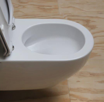 ПОДВЕСНОЙ БЕЗОБОДКОВЫЙ УНИТАЗ FLAMINIA APP GOCLEAN (AP118G) NERO MATT (GRAPHITE)