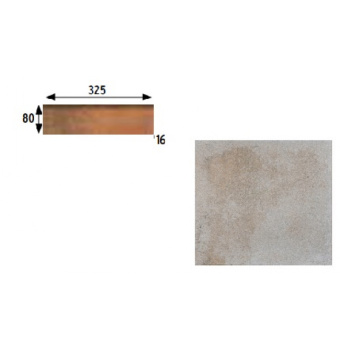 Керамогранит GRES ARAGON ANTIC CENIZA RODAPIE ML160 8x33x1,6 из коллекции GRES ARAGON ANTIC 