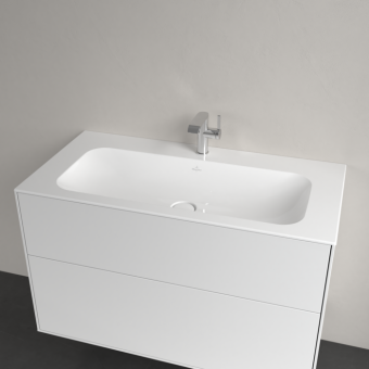 РАКОВИНА ВСТРАИВАЕМАЯ 100Х50 VILLEROY&BOCH FINION, WHITE ALPIN (4164A2R1)
