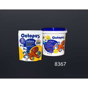 ЭПОКСИДНАЯ ЗАТИРКА OCTOPUS ZATIRKA 2-КОМП. ЦВЕТ 8367 СЕРО ФИОЛЕТОВЫЙ 1,25 КГ (8367-1)