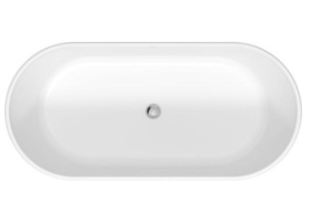 ВАННА КАМЕННАЯ DURAVIT D-NEO 160Х75 СМ, БЕЛАЯ (700486000000000)
