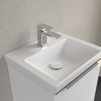 РАКОВИНА 45Х37 VILLEROY&BOCH SUBWAY 3.0, STONE WHITE (4370FLRW)