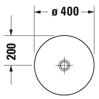 РАКОВИНА 40 СМ DURAVIT D-NEO, БЕЛЫЙ (2371400070)