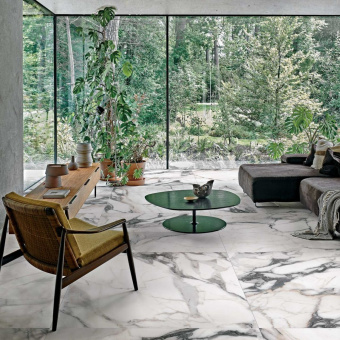 REX ORIGINES DE REX ARGENT GLOSSY RETT 769843 60X60X1