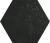CODICER 95 MILANO HEX BLACK 22Х25 CODICER 95 MILANO HEX BLACK 22Х25