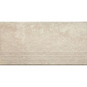 PARADYZ KLINKIER SCANDIANO BEIGE STOPNICA PROSTA STRUKTURA 30x60