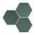 Фото плитки WOW SIX HEXA GREEN 14X16 из коллекции WOW SIX 