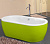 ВАННА АКРИЛОВАЯ KOLPA SAN SIRIS-FS 178X88 СМ WHITE-GREEN (3838987 596394)