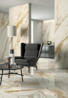 LEA CERAMICHE SLIMTECH SYNESTESIA GOLDEN BORG SMOOTH LSXS510 60X120