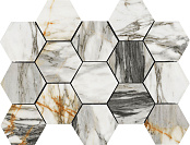PAMESA HEXAGONOS UTOPIA GOLD 22,5x32,5