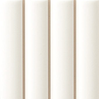 TERRATINTA MICRO 3D FORMS FLUTED WITE MI3DFL01 10X30