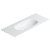 КЕРАМИЧЕСКАЯ РАКОВИНА 125Х50 СМ CATALANO HORIZON, BIANCO LUCIDO (1125HZ00)