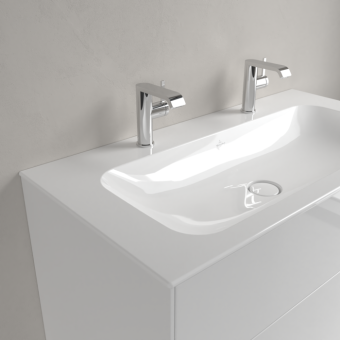 РАКОВИНА ВСТРАИВАЕМАЯ 100Х50 VILLEROY&BOCH FINION, WHITE ALPIN (4164A1R1)