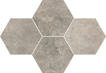 STARGRES GREY WIND DARK HEKSAGON МОЗАИКА 28,3X40,8