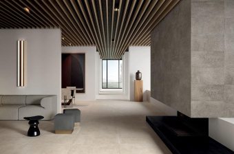 LEA CERAMICHE CONCRETO AND ZOOM CONCRETO EXTRA LIGHT NAT 90X90