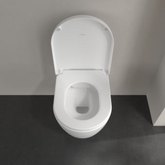 ПОДВЕСНОЙ БЕЗОБОДКОВЫЙ УНИТАЗ VILLEROY&BOCH AVENTO, STONE WHITE (5656HRRW)