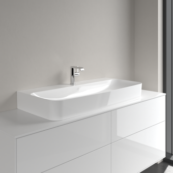 РАКОВИНА НАКЛАДНАЯ 100Х47 VILLEROY&BOCH FINION, WHITE ALPIN (41681HR1)