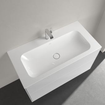 РАКОВИНА ВСТРАИВАЕМАЯ 100Х50 VILLEROY&BOCH FINION, WHITE ALPIN (4164A2R1)