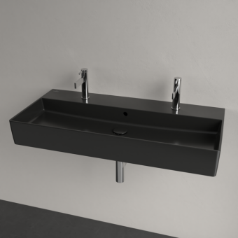 РАКОВИНА ПОДВЕСНАЯ 100Х47 VILLEROY&BOCH MEMENTO 2.0, EBONY (4A221LS5)