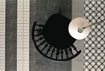 MUTINA AZULEJ CUBO NERO 20X20