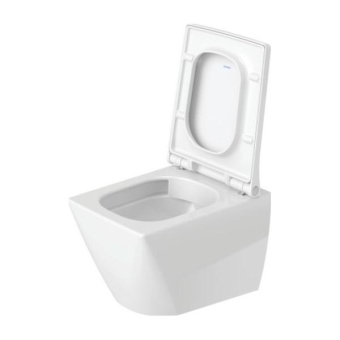 ПОДВЕСНОЙ БЕЗОБОДКОВЫЙ УНИТАЗ DURAVIT RIMLESS VIU, БЕЛЫЙ (2573090000)