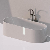 ВАННА ИЗ ИСКУССТВЕННОГО КАМНЯ ОТДЕЛЬНОСТОЯЩАЯ FLAMINIA OVAL 170Х70 СМ, ARGILLA (OV170)