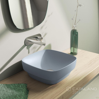 КЕРАМИЧЕСКАЯ РАКОВИНА 40 СМ CATALANO GREEN LUX, ГОЛУБАЯ (140AGRLXAS)