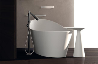 ВАННА КАМЕННАЯ GESSI CONO 180 СМ, БЕЛАЯ (45925)