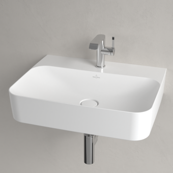 РАКОВИНА НАКЛАДНАЯ 60Х47 VILLEROY&BOCH FINION, STONE WHITE (416864RW)