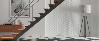 WOW COLLECTION WAVE CONTRACT ICE WHITE GLOSS 12,5X12,5