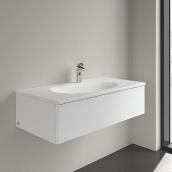 РАКОВИНА ВСТРАИВАЕМАЯ 100Х50 VILLEROY&BOCH ANTAO, STONE WHITE (4A76ABRW)