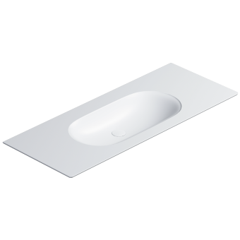 КЕРАМИЧЕСКАЯ РАКОВИНА 125Х50 СМ CATALANO HORIZON, BIANCO SATINATO (1125HZBM)